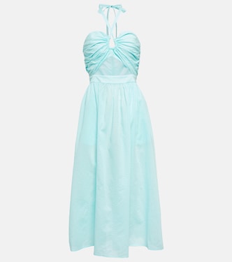 Robe midi en coton | Marysia