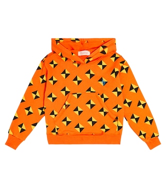 Beaver printed cotton jersey hoodie | The Animals Observatory