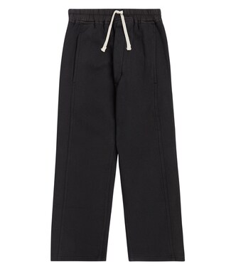 Pantalones deportivos de jersey de algodón | Rick Owens Kids