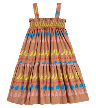 Printed cotton and nylon dress | Jellymallow