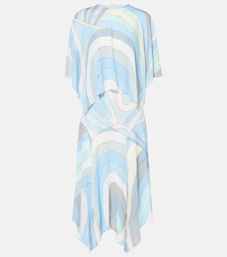 Iride draped jersey muslin midi dress | Pucci