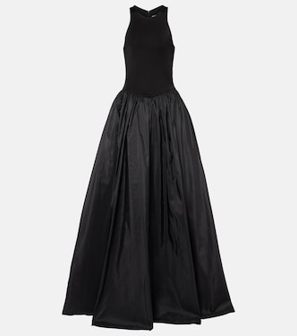 Robe longue Cate en jersey et soie | The New Arrivals Ilkyaz Ozel