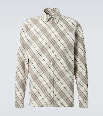 Hemdjacke Burberry Check aus Baumwolle | Burberry