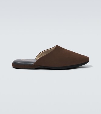 Suede slippers | Charvet