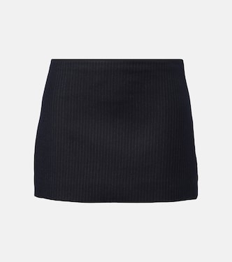 Mini-jupe Jett en laine mélangée | Khaite