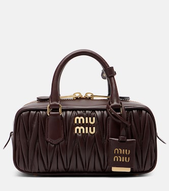 Arcadie matelassé leather tote bag | Miu Miu