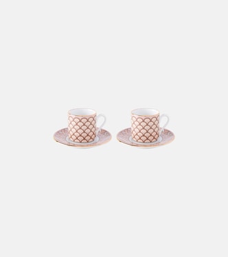Impero set of 2 espresso cups and saucers | La DoubleJ