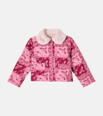 Nina needlepoint cotton-blend jacket | Bebe Organic