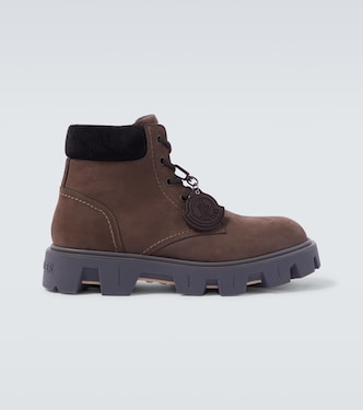 Peak City leather lace-up boots | Moncler