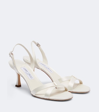 Elsy 70 satin sandals | Jimmy Choo