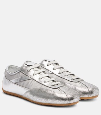 Boxe metallic leather sneakers | McQueen