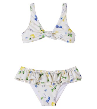 Printed ruffled bikini | Monnalisa