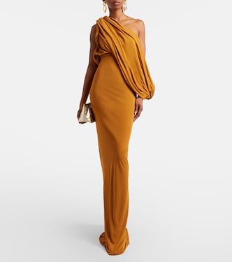 Draped gown