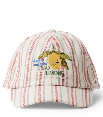 Frankie striped cotton baseball cap | Konges Sløjd