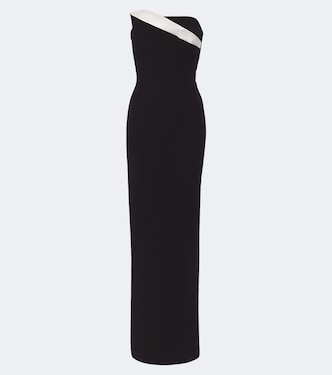 Draped bustier gown | Roland Mouret