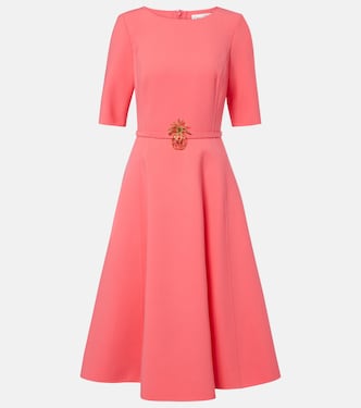 Midikleid aus einem Wollgemisch | Oscar de la Renta