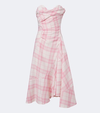Vestido bustier Spiral en mezcla de lana | Vivienne Westwood