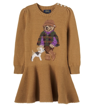 Vestido Polo Bear de algodón | Polo Ralph Lauren Kids