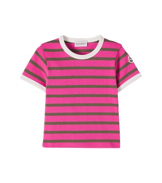 Striped cotton T-shirt | Moncler Enfant