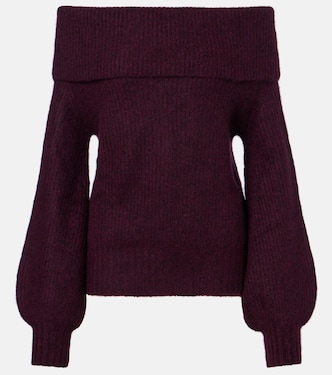 Off-Shoulder-Pullover aus Kaschmir und Seide | Jardin des Orangers