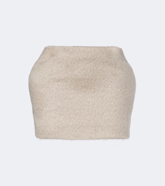 Mohair and wool-blend miniskirt | Magda Butrym