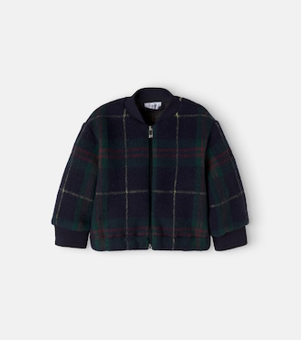 Baby wool and cotton-blend bomber jacket | Il Gufo