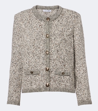 Rexton knitted cotton-blend cardigan | Veronica Beard