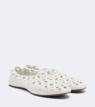 Vienne leather ballet flats | Alaïa