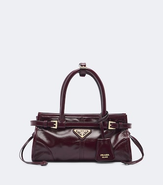 Prada Bonnie Mini leather top-handle bag | Prada