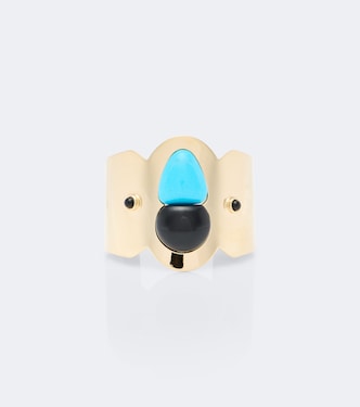 Crystal-embellished cuff | La DoubleJ