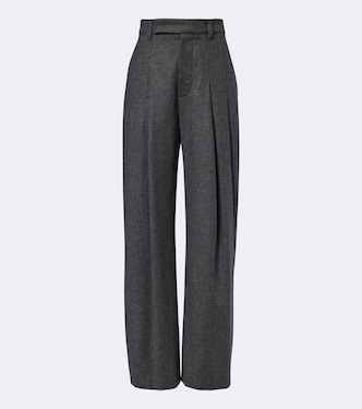 Wool and cashmere wide-leg pants | Brunello Cucinelli