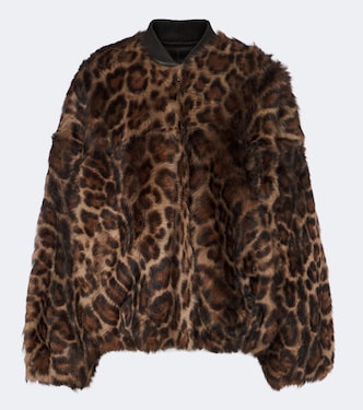 Chaqueta bomber reversible Violet de borrego | Arma
