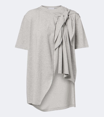 垂褶不对称棉质针织上衣 | Stella McCartney