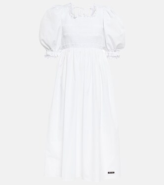 Cotton midi dress | Miu Miu