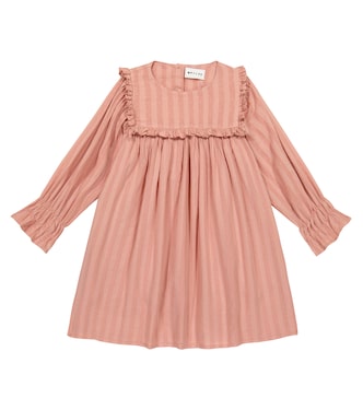Paige striped ruffled cotton dress | Morley