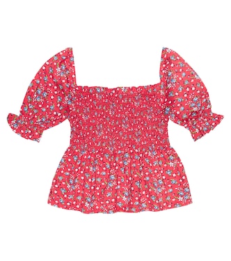 Floral cotton top | Polo Ralph Lauren Kids