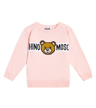 Baby Teddy Bear cotton jersey sweatshirt | Moschino Kids