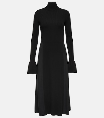 Mixed Media Duperre midi dress | Joseph