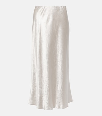 Leisure Alessio satin midi skirt | Max Mara