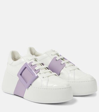 Viv' Skate leather platform sneakers | Roger Vivier
