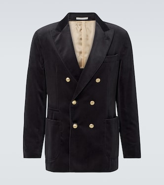 Blazer aus Baumwollsamt | Brunello Cucinelli