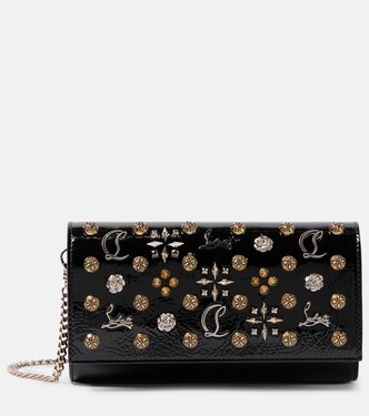 Paloma patent leather wallet on chain | Christian Louboutin