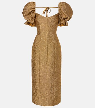 Robe midi Farrah à fleurs | Markarian