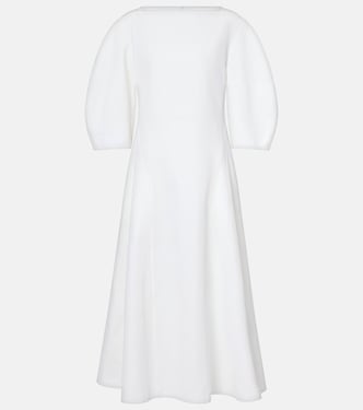 Linen midi dress | Jil Sander