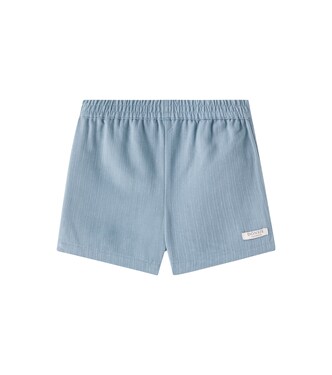 Baby Cyriel striped cotton jersey shorts | Donsje