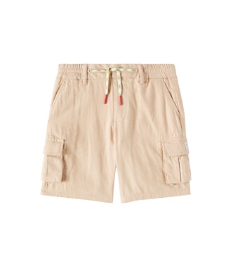 Cotton and linen cargo shorts | Scotch & Soda Kids