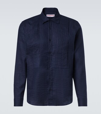 Smokinghemd Giles aus Baumwolle und Leinen | Orlebar Brown