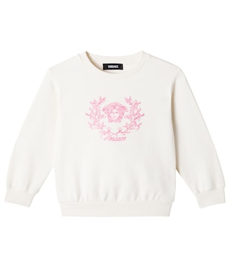 Medusa cotton jersey sweater | Versace Kids