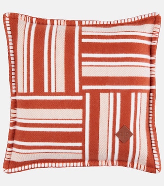 Jacquard wool and cashmere cushion | Loro Piana