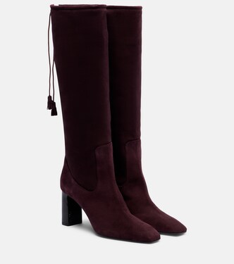 Stiefel 75 aus Veloursleder | Max Mara